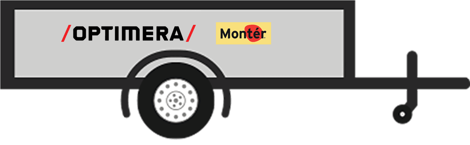 Lån tilhenger Monter åpen